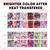 HTVSTD Paint Splatter Sublimation Ink Transfer Sheets-15pcs 12*10 in Watercolor