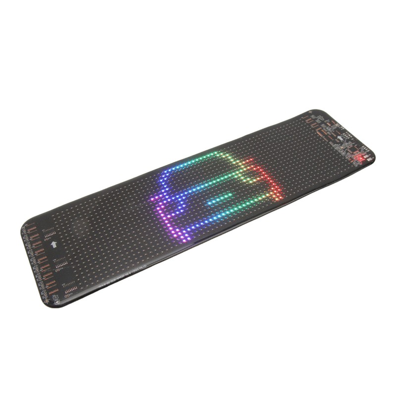 LED Car Sign Flexible Bluetooth App Control Programmable Scrolling Panel