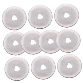 Operitacx 10St runde Klinge cutterklingen schnitteinlage runde geschärfte Klingen Nähmesser Ersatzklingen für Rotationsschneider rotierendes Schneidwerkzeug Haupt Stoff Cheb