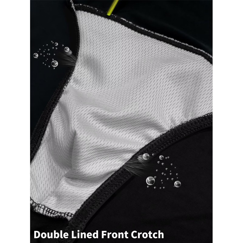 Men's Swim Briefs Drawstring Low Waist Triangle Swim Trunks Solid