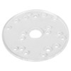 Router Universal Base Plate Acrylic with Centering Pin Screws for