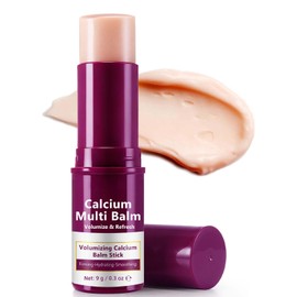 ZIXAOK Calcium Multi-Balm Stick - Hydrating & Firming Eye, Neck & Face Treatment, Korean Wrinkle Core Stick for Deep Moisture, Skin Elasticity & Smoothing, Portable Anti-Aging Balm