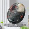 Acxico Bloodstone Jasper Palm Stones For Healing Reiki Emotional Stability