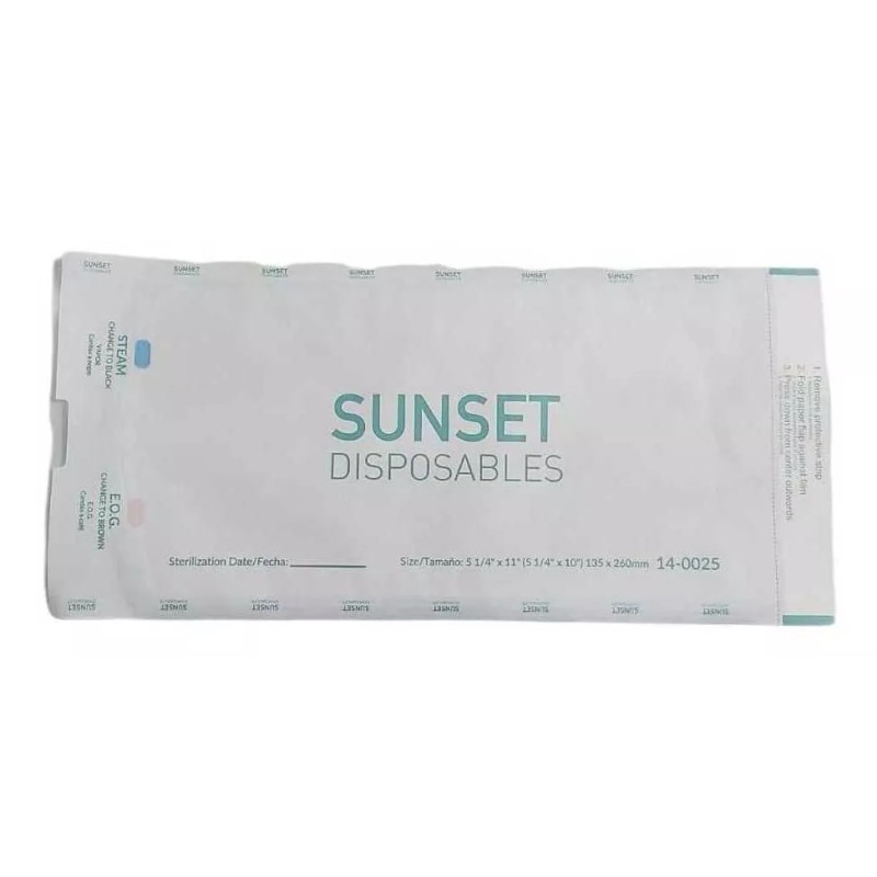 Suncet Bolsa Para Esterilizar Grande 13.5 X 26 Cm (