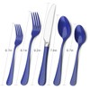 Blue Silverware Set, Bysta 20-Piece Stainless Steel Flatware Set, Kitchen
