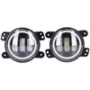 Angel Eyes Light 30W 3000LM LED Front Foglight 10‑30V Universal