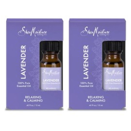 SheaMoisture 100% Pure Essential Oil Lavender- 0.45 Oz. PACK OF 2