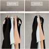 MOERKADA 50 Pack Ultra-Thin Plastic Clothes Hangers (17.7 Inch) -