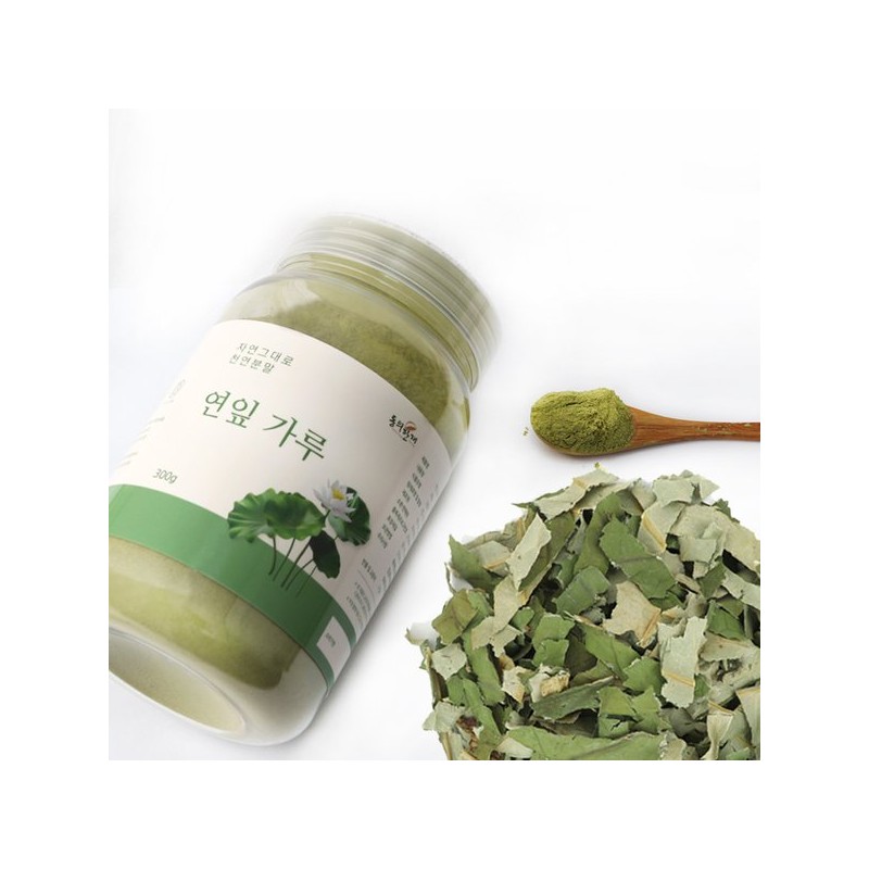 Donguihanjae 동의한재 국산 연잎 가루 분말 300g Dongsanhae Domestic Lotus