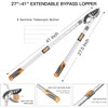 AIRAJ 27-41'' Extendable Anvil Loppers Heavy Duty with Compound Action,