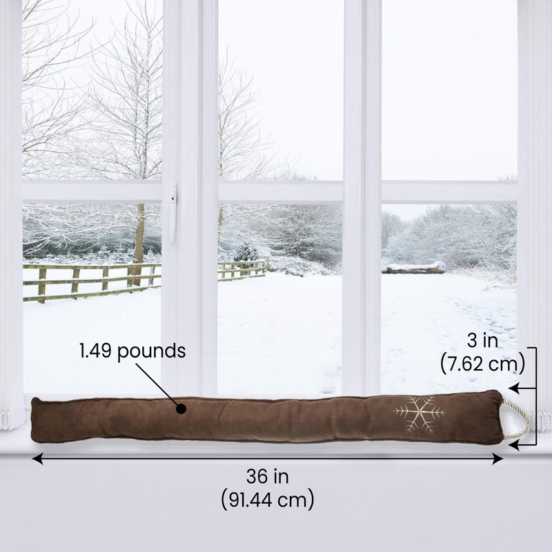 Simply Genius Cold Weather Door Draft Stopper - 36 Inch