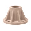 Two Saftron 3" Taupe Surface-Mount Bases for Pool Ladders (SB-3)