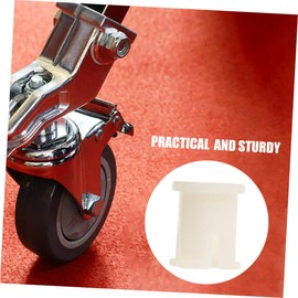 TEHAUX 10pcs Caster Socket Inserts for Chair Feet Wheel Sleeves for Stem Casters Replacement Socket for Furniture Small Caster Stem Sleeves Multi-Purpose Use