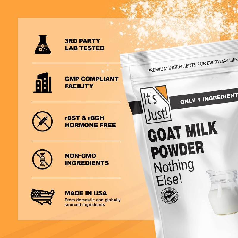 It's Just! - Goat Milk Powder, Easy to Mix, Just