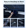 [2025 Upgrade] Doogoocoo Windshield Sun Shade [Ice-Crystal Cooling & 100%