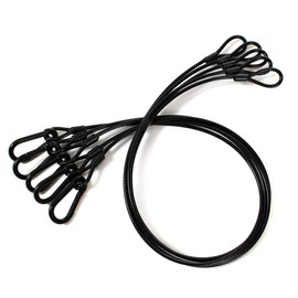 TAKASUE Black Wire 0.2 inch (4 mm), 31.5 inches (80 cm), Drop Prevention Wire (4mm)