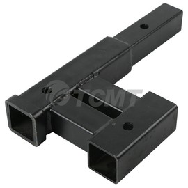 TCMT Dual 2" Trailer Hitch Receiver Extension Extender Rise Drop Adapter Bike Racks