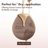 Momo's Workshop Rose Tatami Makeup Sponge Set,Double-Sided Flat-Edge Shape Rubycell