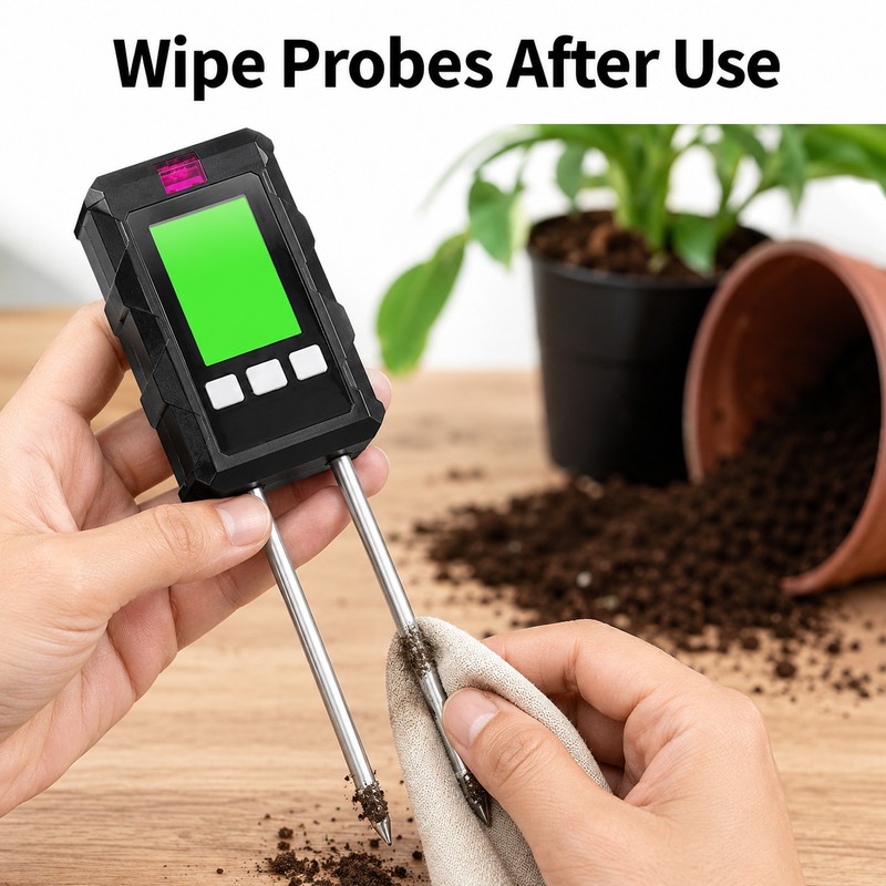 6-in-1 Digital Soil Tester for Garden Care – Multi-Function pH,