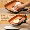 Moss & Stone Square Grill Pan For Indoor Cooking, 9.5In