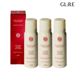 Gelli Lacto Collagen Spraying Mask Pack 80ml Red Edition 3pcs / 지엘리 락토 콜라겐 뿌리는 마스크팩 80ml 레드 에디션 3개