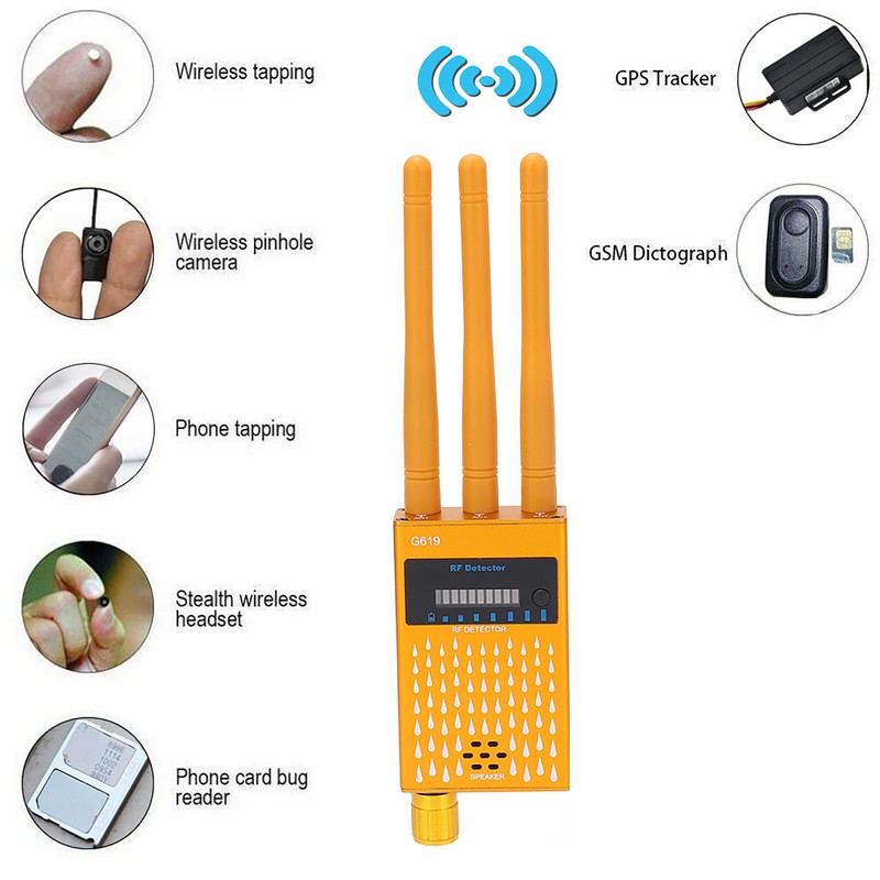 G619 Metal Gold Professional Outdoor High Sensitivity Locator Detector GPS