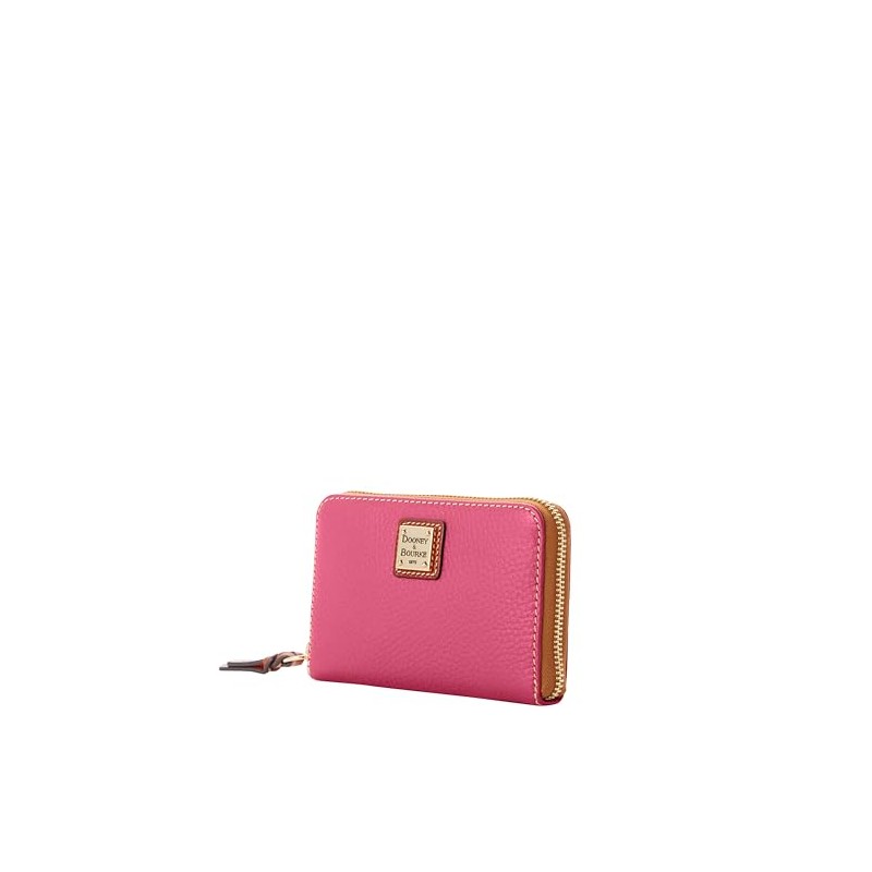 Dooney & Bourke Wallet, Pebble Grain Medium Zip Around Wallet