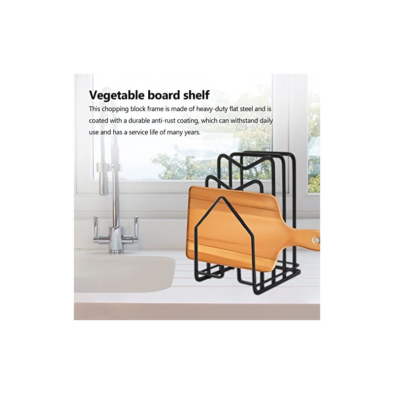 Cutting Board Rack Cutting Board Organiser Stand Holder Kitchen Work
