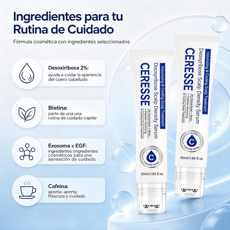 Serum Capilar Ceres con Desoxirribosa – Volumen y Fortalece el