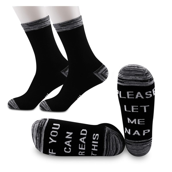 JXGZSO 1 Pair Nap Socks Nap Time Socks You Can