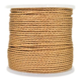 SGT KNOTS Hollow Braid ProManila - Lightweight, Multi-Purpose Rope - Moisture and Element Resistant (1/4" x 1000ft Spool, Tan)