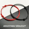 DUINIU 2 Pcs Adjustable Bracelets Surf Bracelet Leather Wrap Bracelet