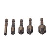 5 Pcs Countersink Drill Bit 1/4in 3/8in 1/2in 5/8in 3/4in