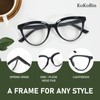 KoKoBin Cat Eye Reading Glasses for Women 3 Pack Stylish