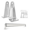 AKD Part LED Light Bar Side Mounting Brackets Kit Heavy