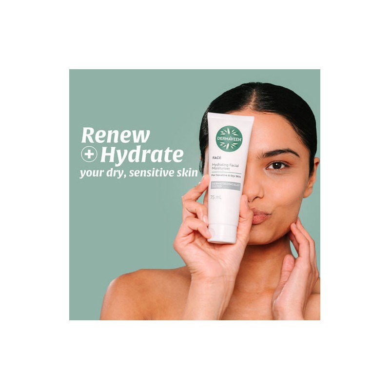 DermaVeen Hydrating Facial Moisturiser 75mL