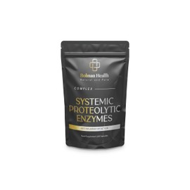 Bolman Health Systemic Proteolytic Enzymes | Mixed Enzyme Formula | 60 HPMC Vegan Friendly Capsules | Anti-Inflammatory Action | Repair & Recovery | No Additives | Made in The UK