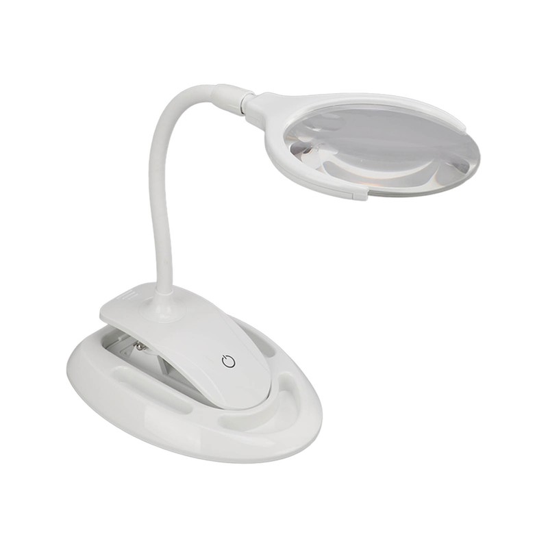 Magnifying Lamp 6 LED 2 Gears Optical Lens Adjustable Foldable