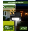 EZVALO Solar Spot Lights Outdoor Waterproof IP67, 3 Lighting Modes