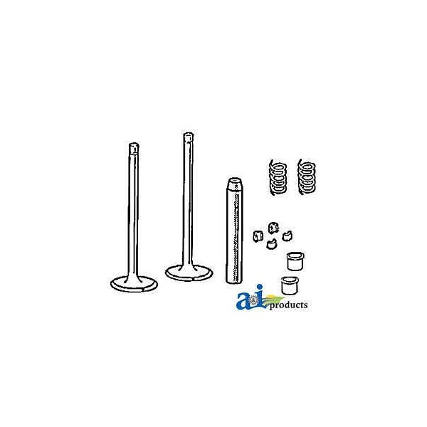 A&I Products Exhaust Valve 70241527 fits Allis Chalmers W25 WC