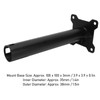 Satellite Dish Mount Windproof Satellite Antennae Wall Roof Mount for