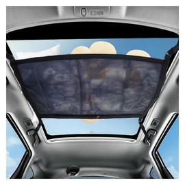 Car Ceiling Cargo Net for SUV - 29.3'' x 22.4'' Double-Layer Roof Cargo Net Organizer Car Ceiling Storage Net - Mesh Car Roof Storage Organizer for Long Road Trip Car Camping Essentials (Double-Layer)