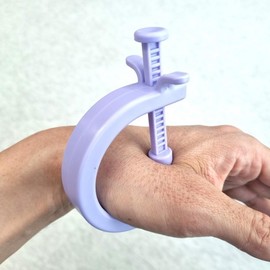 Hapgok Acupressure Foot Massager with 12 Intensity Levels Purple (Adjustable Intensity) 3ea