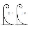 Hook Wall Bracket European Style Wrought Iron Wind Lantern Flower