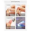 ohora (N Mulberry) Semi-Cured Gel Nail Strips - Works with