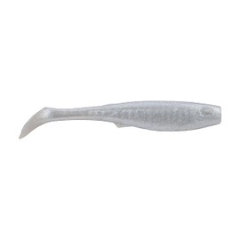 Berkley Gulp! Saltwater Paddleshad Fishing Soft Bait, Chrome, 4in