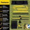 Happy Jump 7x4 FT Portable Volleyball Rebounder Net, 5 Adjustable