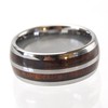 [BreezyIsland] Hawaiian Jewelry Ring, Double Core Ring, Tungsten, 8mm Width,