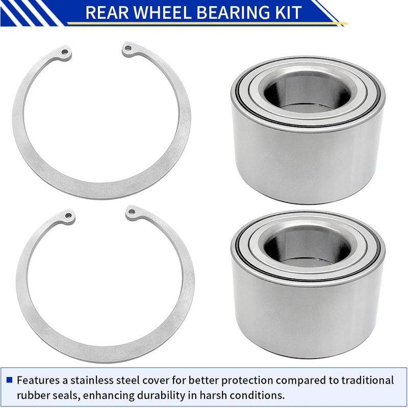 GOLKNHA Rear Wheel Bearing Kit Compatible with Kawasaki Teryx KRX
