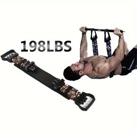 Hot 1cnt Adjustable Portable Resistance Band, Suitable For Push Up, Chest Muscle Building, Body Core Strength Training - Color: Camouflage Khaki